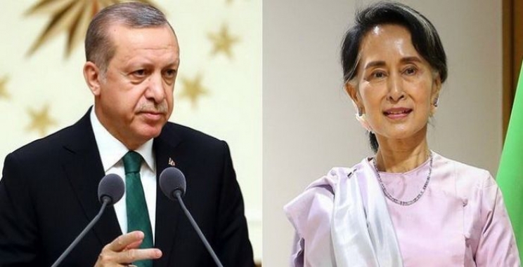 Erdogan razgovarao sa liderkom Mijanmara Kyi: Osuđujemo napade na nevine civile