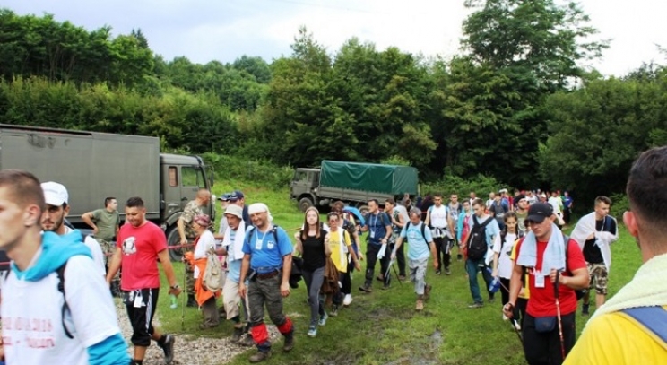 Učesnici Marša mira Srebrenica 2018 prošli prvu etapu