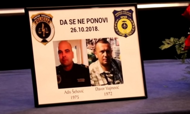 Obilježavanje godišnjice ubistva policajaca Šehovića i Vujinovića