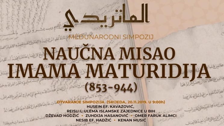Međunarodni simpozij "Naučna misao imama El-Maturidija (853-944)" 20. i 21. novembra