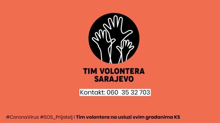 Volonteri na usluzi starijima u Kantonu Sarajevo
