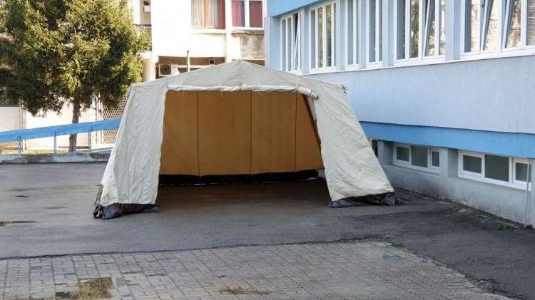Kantonalna bolnica Goražde: Postavljen šator za trijažu