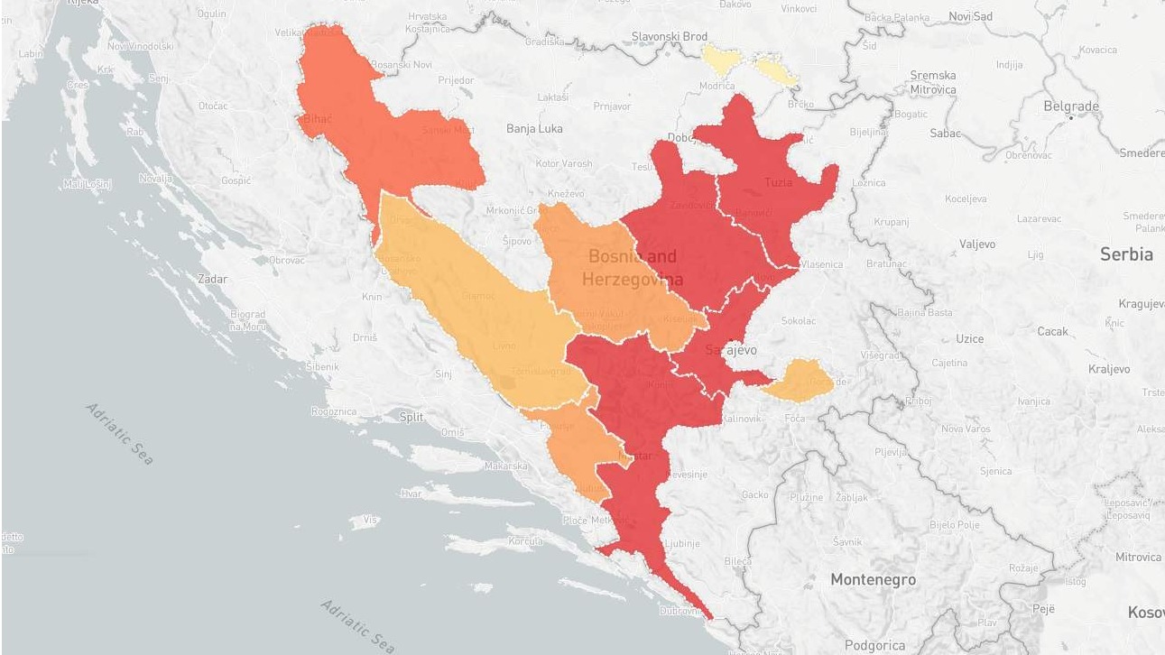 Korona virusom u BiH ukupno zaraženo 3.525 osoba, preminula 171