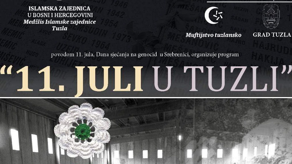 Večeras centralni program manifestacije "11. juli u Tuzli"