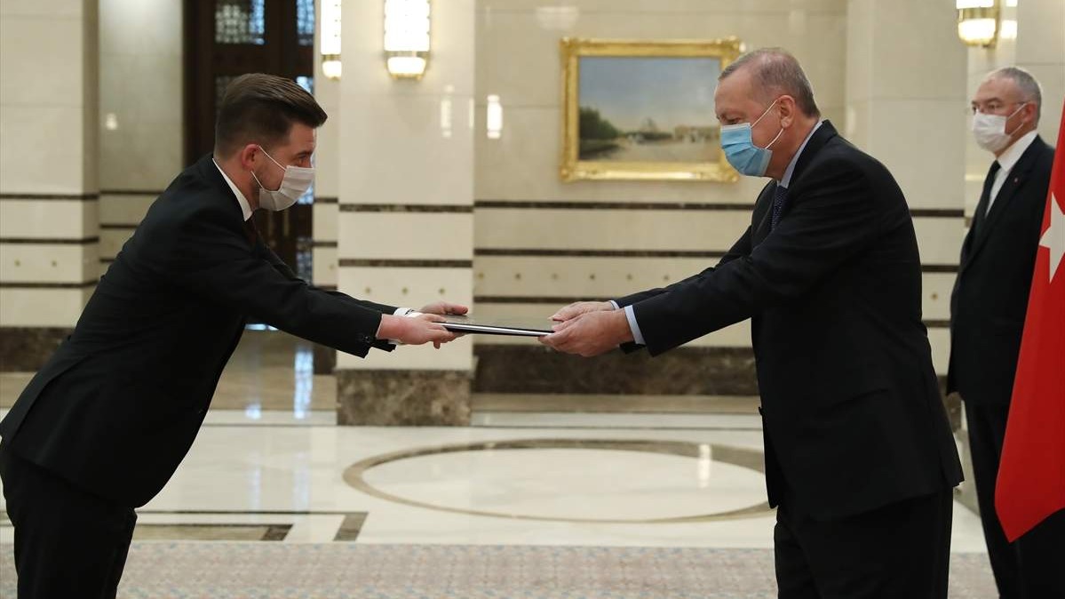 Ambasador BiH Adis Alagić predao akreditivna pisma turskom predsjedniku Erdoganu