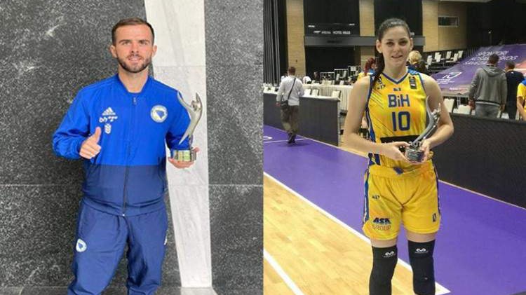 Miralem Pjanić i Marica Gajić najbolji sportisti BiH