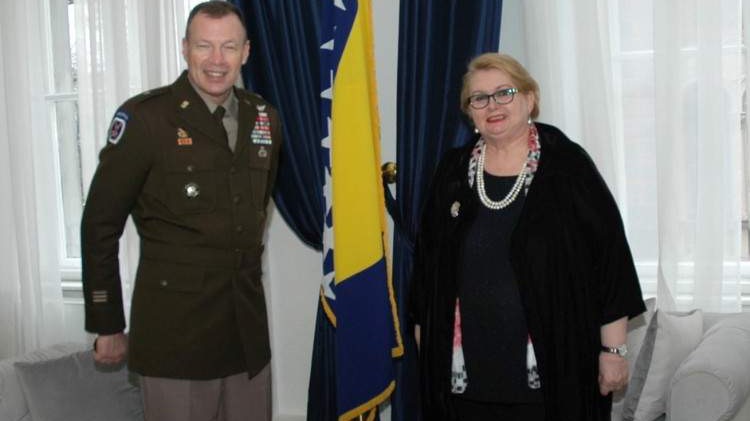 Turković zahvalila Folkestadu za napore i podršku NATO-a Bosni i Hercegovini