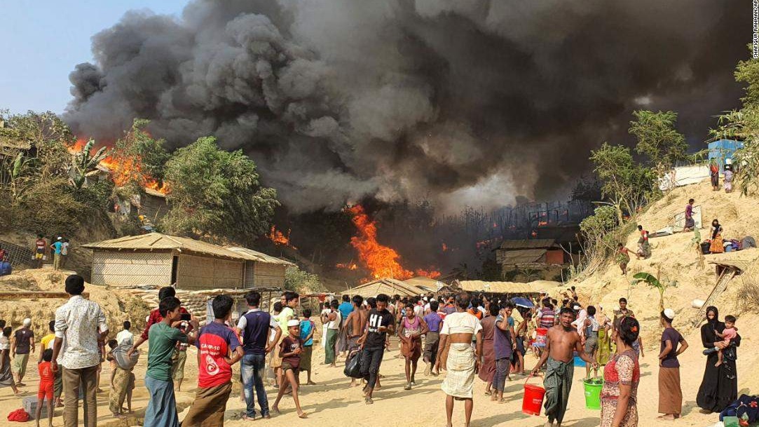 Arakanski muslimani: Požar u kampu u Bangladešu kao apokalipsa
