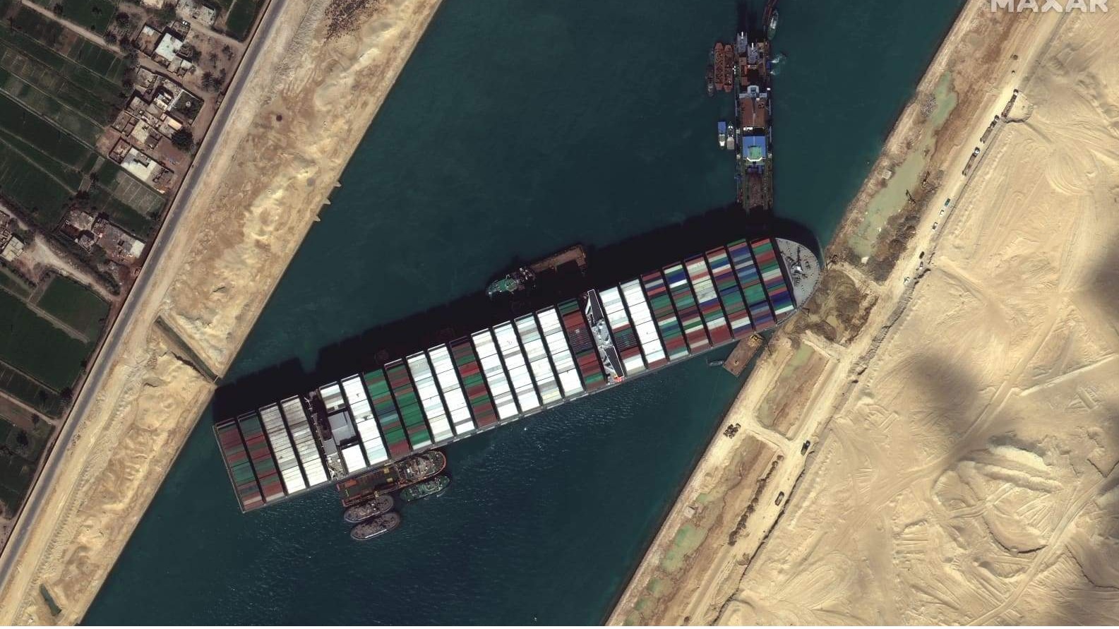Oslobođen brod koji je blokirao Suecki kanal