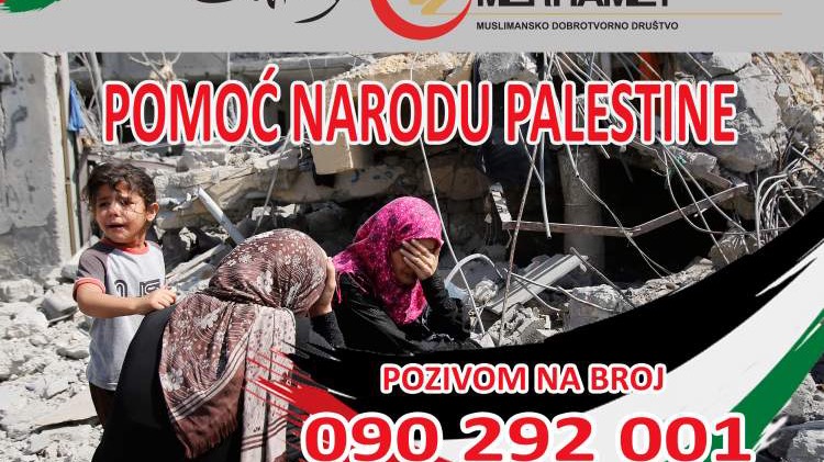 'Merhamet' šalje pomoć narodu Palestine, pokrenuta i humanitarna akcija