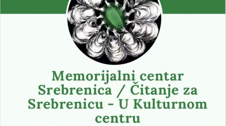 Cjelodnevni program 'Čitanje za Srebrenicu' 9. jula u Mostaru