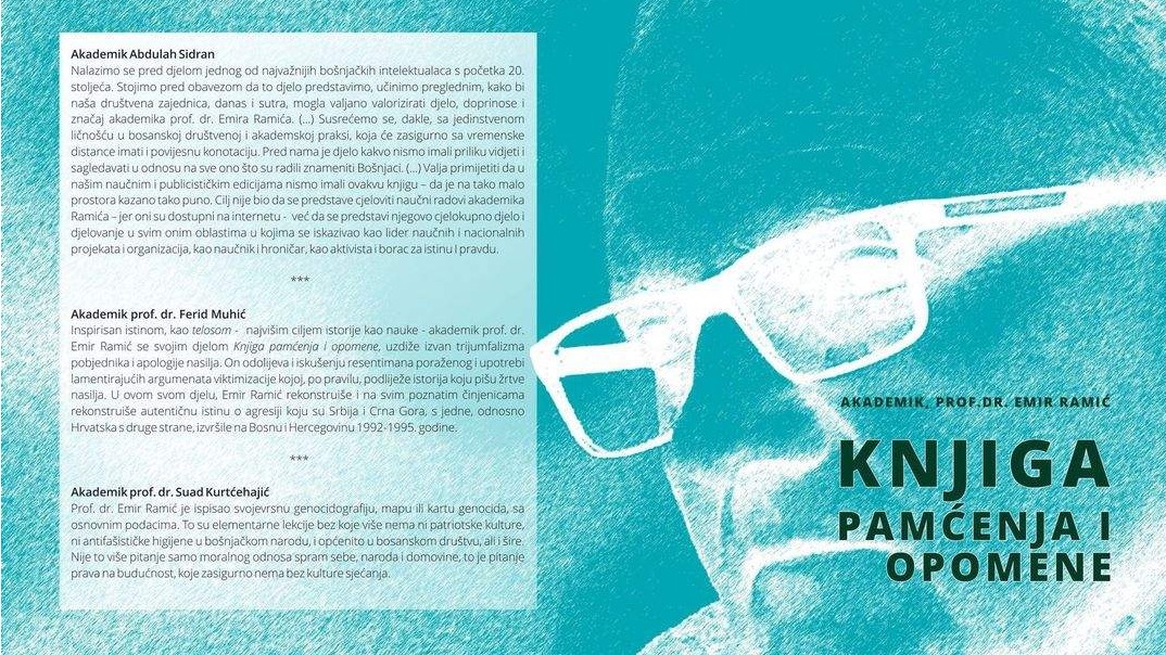 Knjiga "Pamćenja i opomene" autora Emira Ramića izašla iz štampe