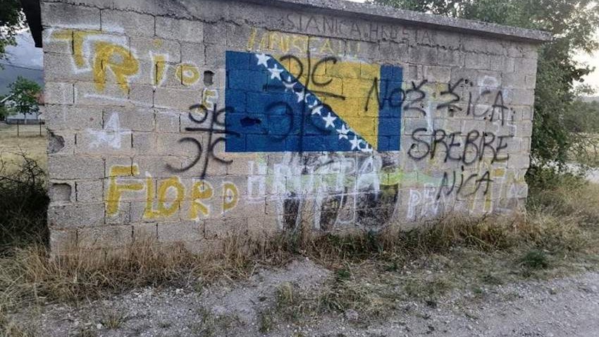 Poruka „Nož, žica Srebrenica“ šokirala povratnike u Hruštima kod Nevesinja