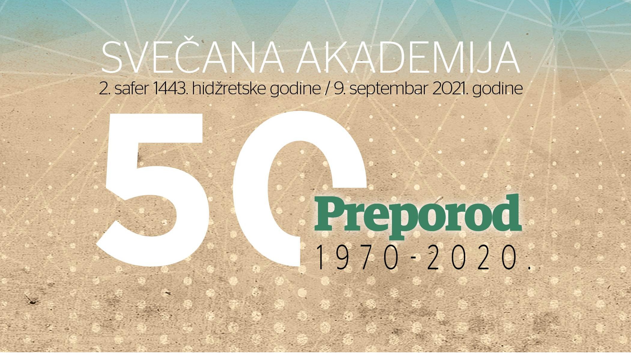 Svečana akademija povodom 50. godišnjice Preporoda 9. septembra
