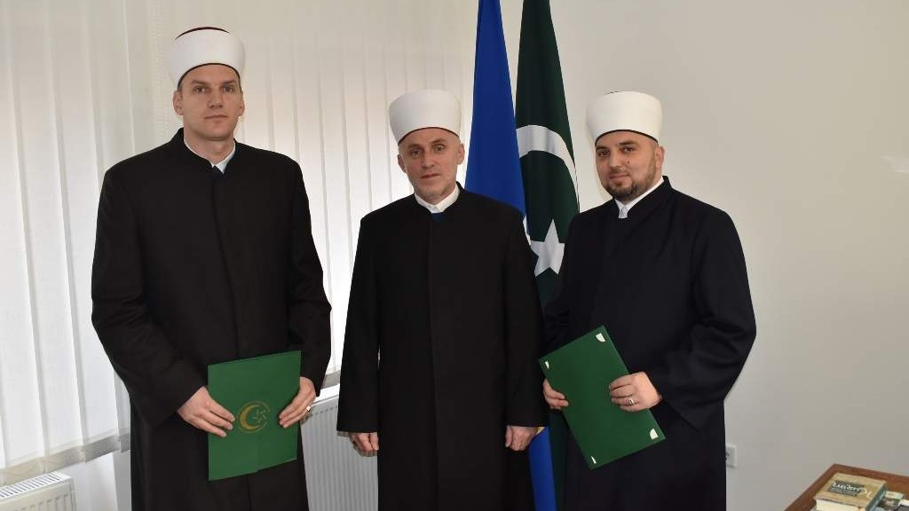 MIZ Prijedor i MIZ Bosanska Krupa: Muftija Kudić uručio dekret novim glavnim imamima