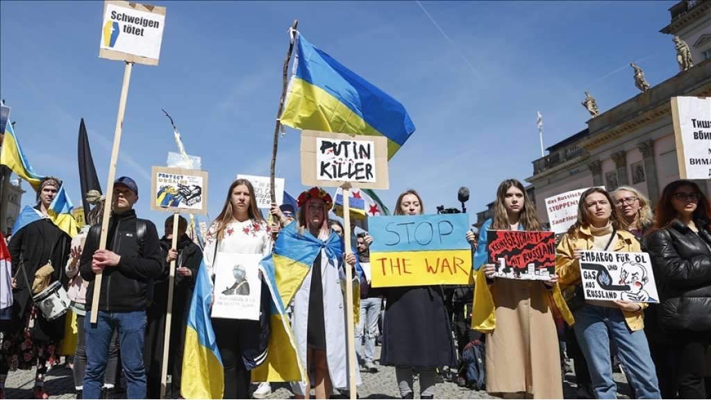 U Njemačkoj održan protest podrške ratom pogođenoj Ukrajini
