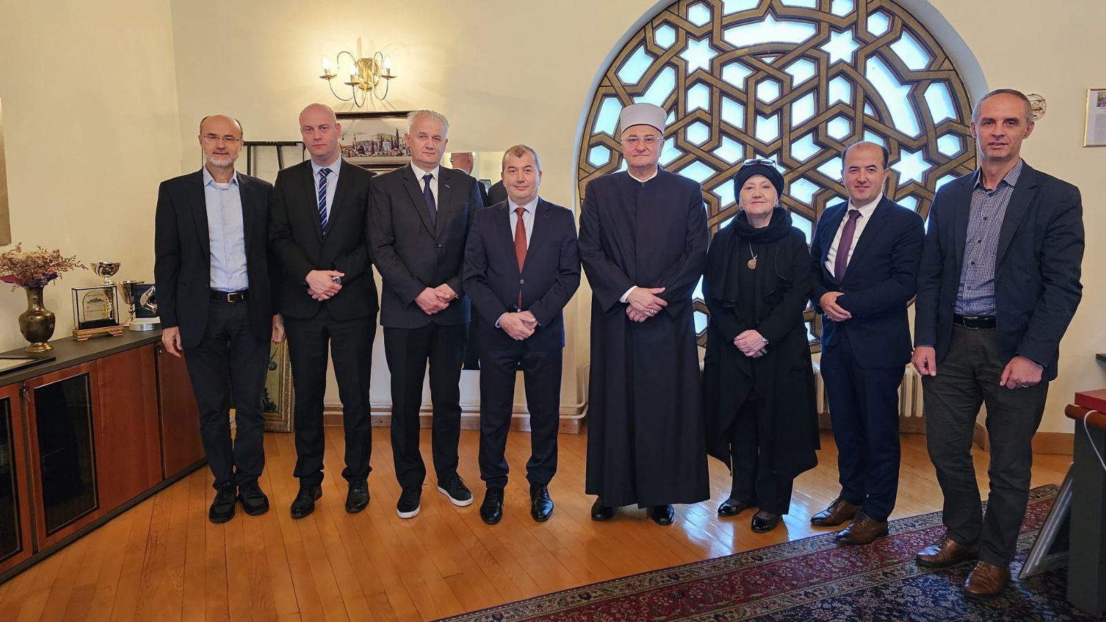 Visoka delegacija Mešihata IZ u Republici Hrvatskoj u posjeti Fakultetu islamskih nauka