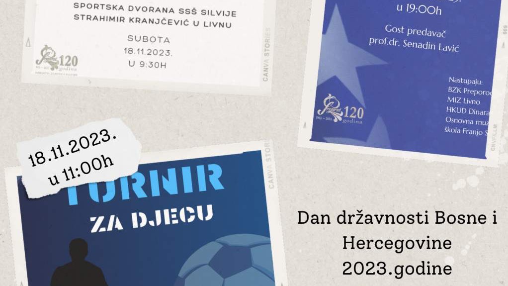Livno: BZK "Preporod" obilježava Dan državnosti BiH