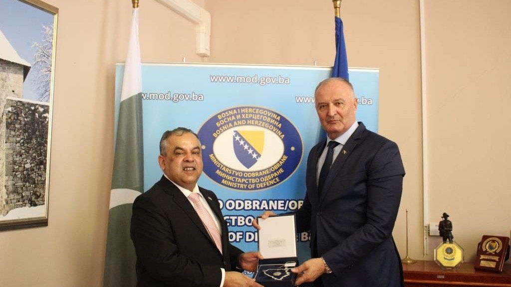 Oproštajni susret pakistanskog ambasadora u BiH sa Helezom:Naša saradnja je na izuzetno visokom nivou