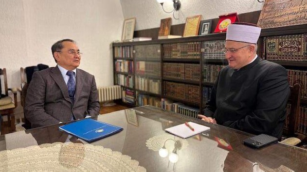 Ambasador Kazahstana posjetio muftiju Hasanovića: Iskazana spremnost za jačanje saradnje