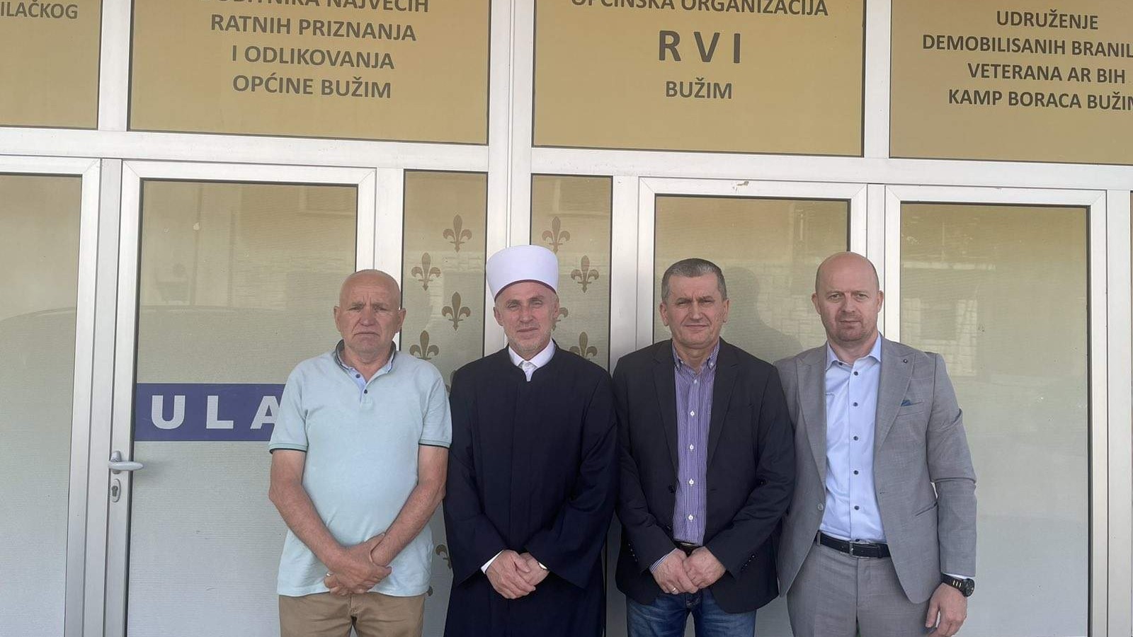 Muftija Kudić u posjeti Koordinaciji boračkih udruženja općine Bužim