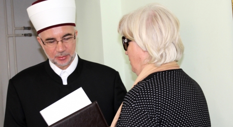 Muftija tuzlanski Vahid-ef. Fazlović posjetio Udruženje građana oštećenog vida Tuzla