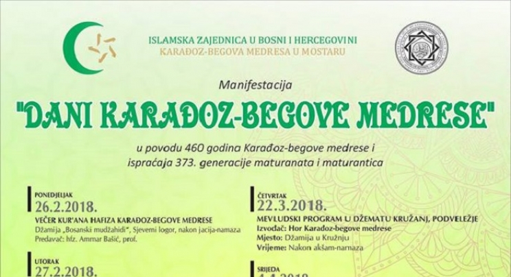 Dani Karađoz-begove medrese - 373. generacija