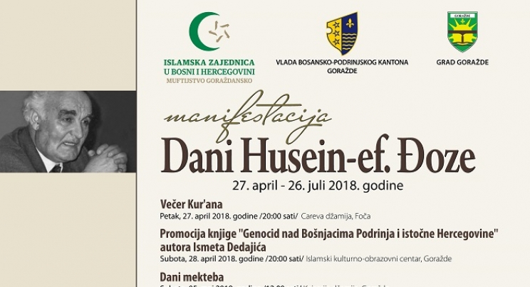 Goražde: Manifestacija 'Dani Husein-ef. Đoze' 2018.