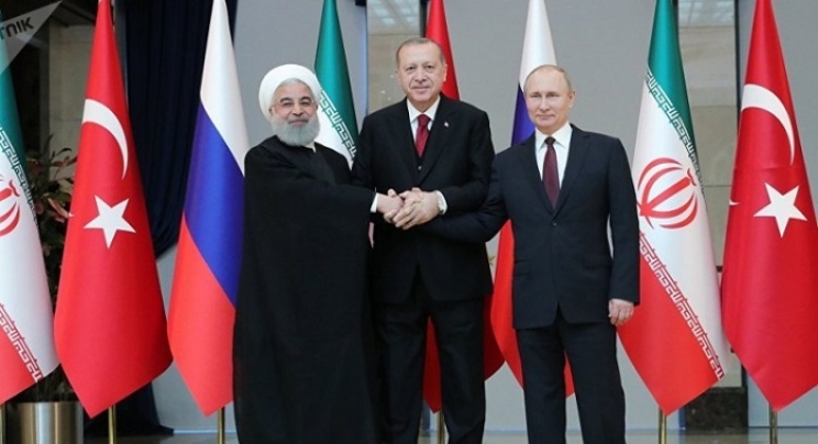 Putin, Erdogan i Rouhani na sastanku u Sočiju