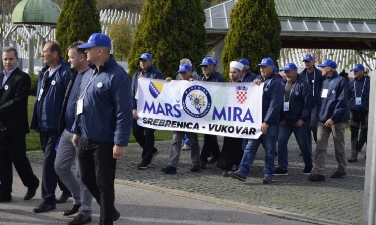 Iz Potočara za Vukovar krenulo oko 20 učesnika Marša mira