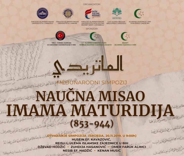 Međunarodni simpozij "Naučna misao imama El-Maturidija (853-944)"