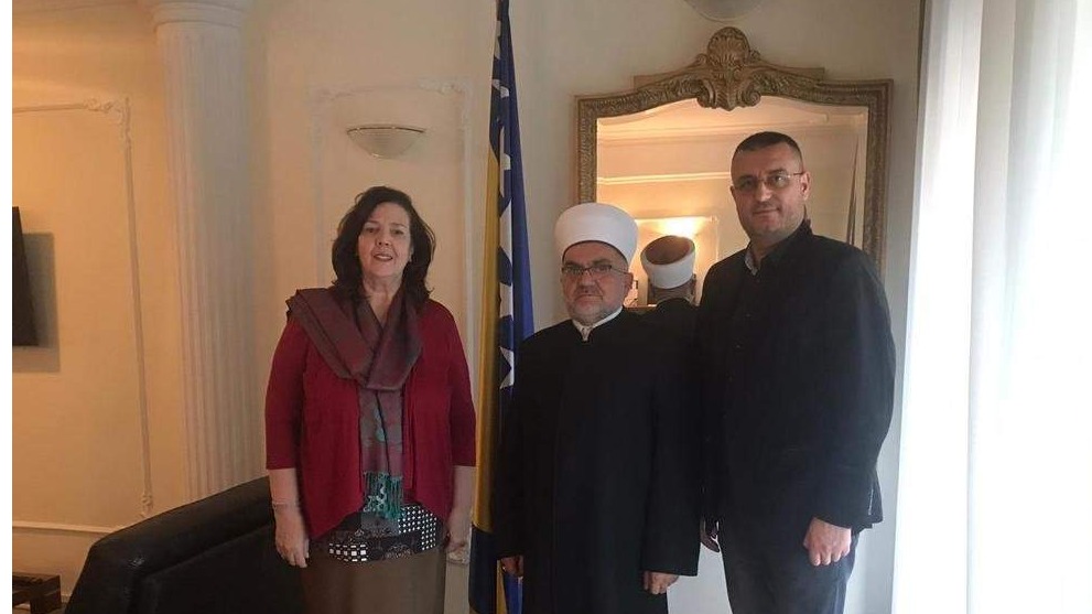 Muftija Dudić posjetio Ambasadu Bosne i Hercegovine u Beogradu