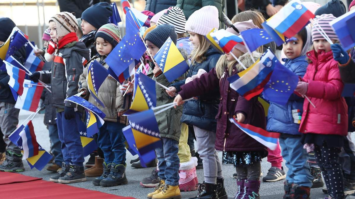 Svečano dočekani u Ljubljani: Članovi Predsjedništva BiH u zvaničnoj posjeti Sloveniji 