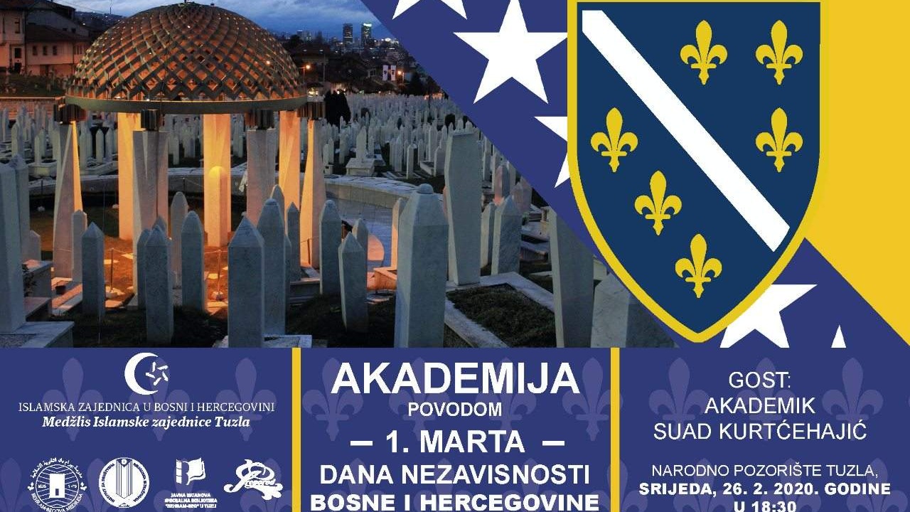 Akademija povodom 01. marta - Dana nezavisnosti Bosne i Hercegovine