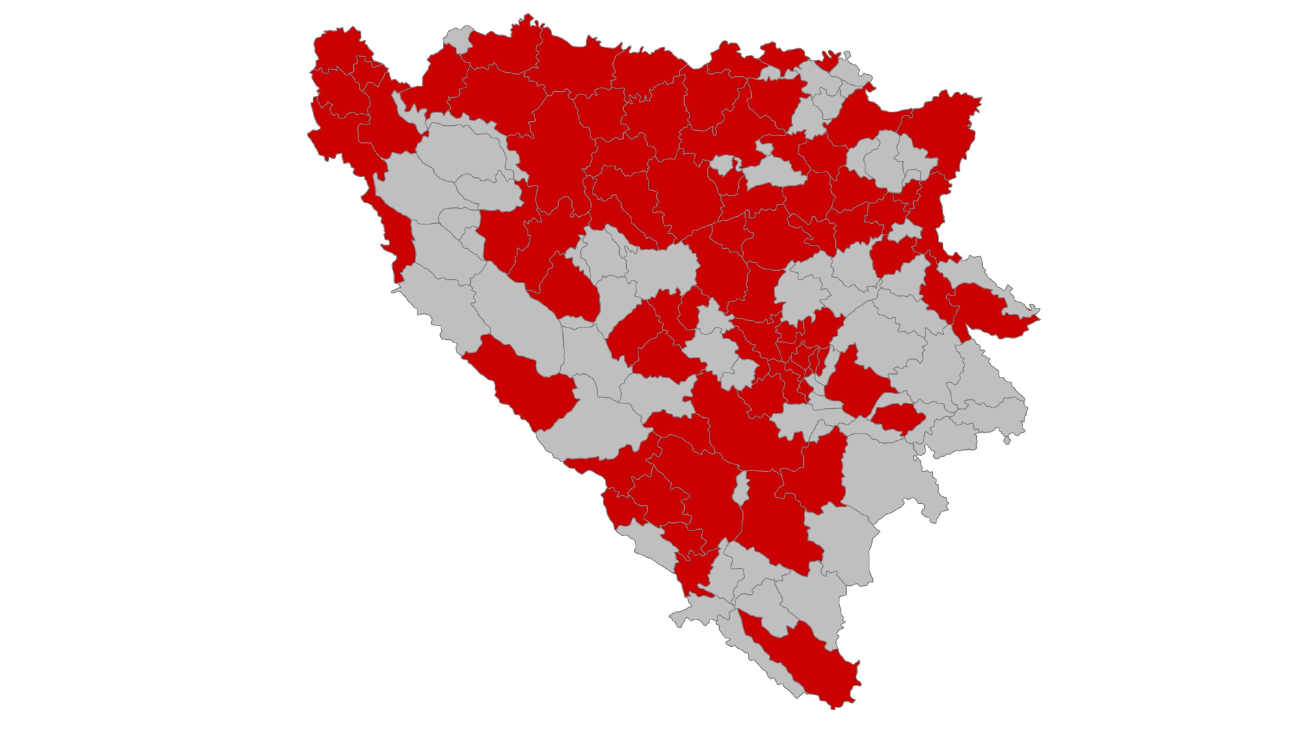 U BiH od COVID-19 preminulo 40 osoba, 1.083 oboljelih