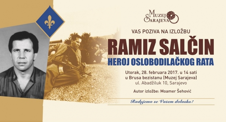 Muzej Sarajeva: Izložba 'Ramiz Salčin' - heroj oslobodilačkog rata.