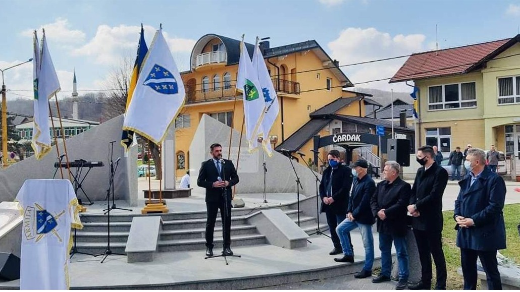 BiH: U Sapni otkriveno spomen-obilježje poginulim pripadnicima Armije RBiH