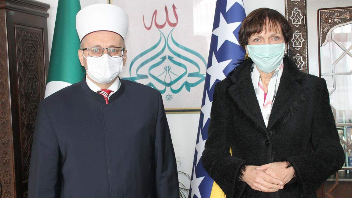 Muftija Dedović sa ambasadoricom Njemačke Margret Uebber: Uloga vjerskih zajednica nezamjenjiva