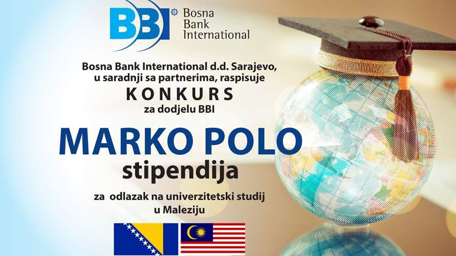 Konkurs za dodjelu BBI Marko Polo stipendija