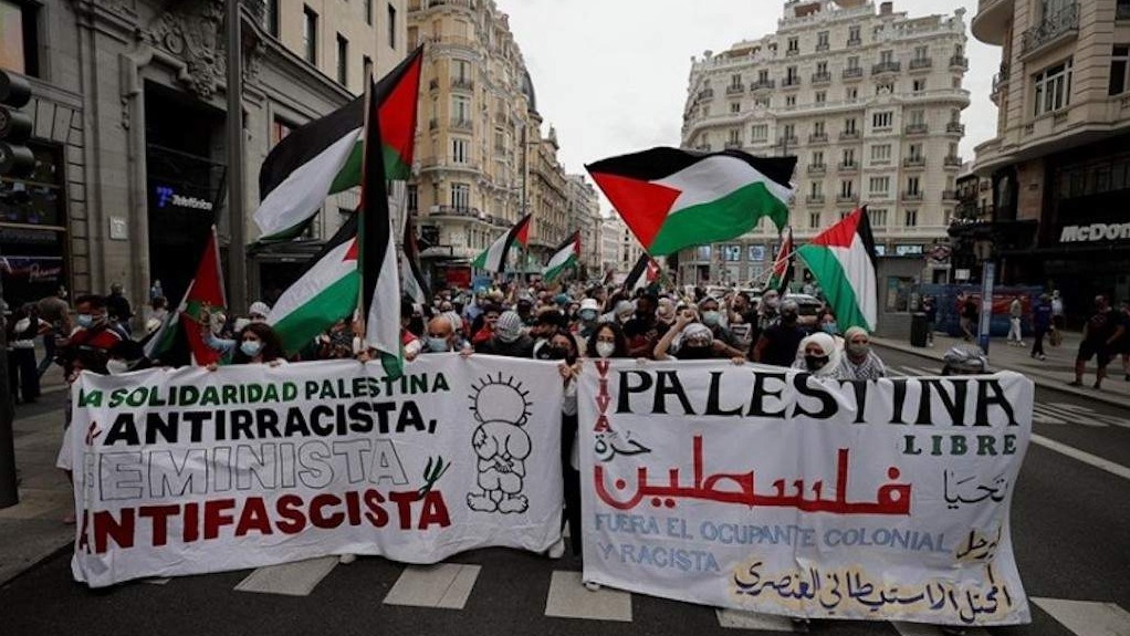 Španija: U Madridu protest podrške Palestini
