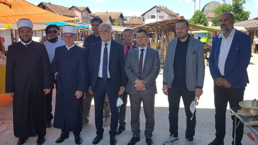 Delegacija Generalne direkcije vakufa Republike Turske i Rijaseta IZ u posjeti MIZ Sanski Most