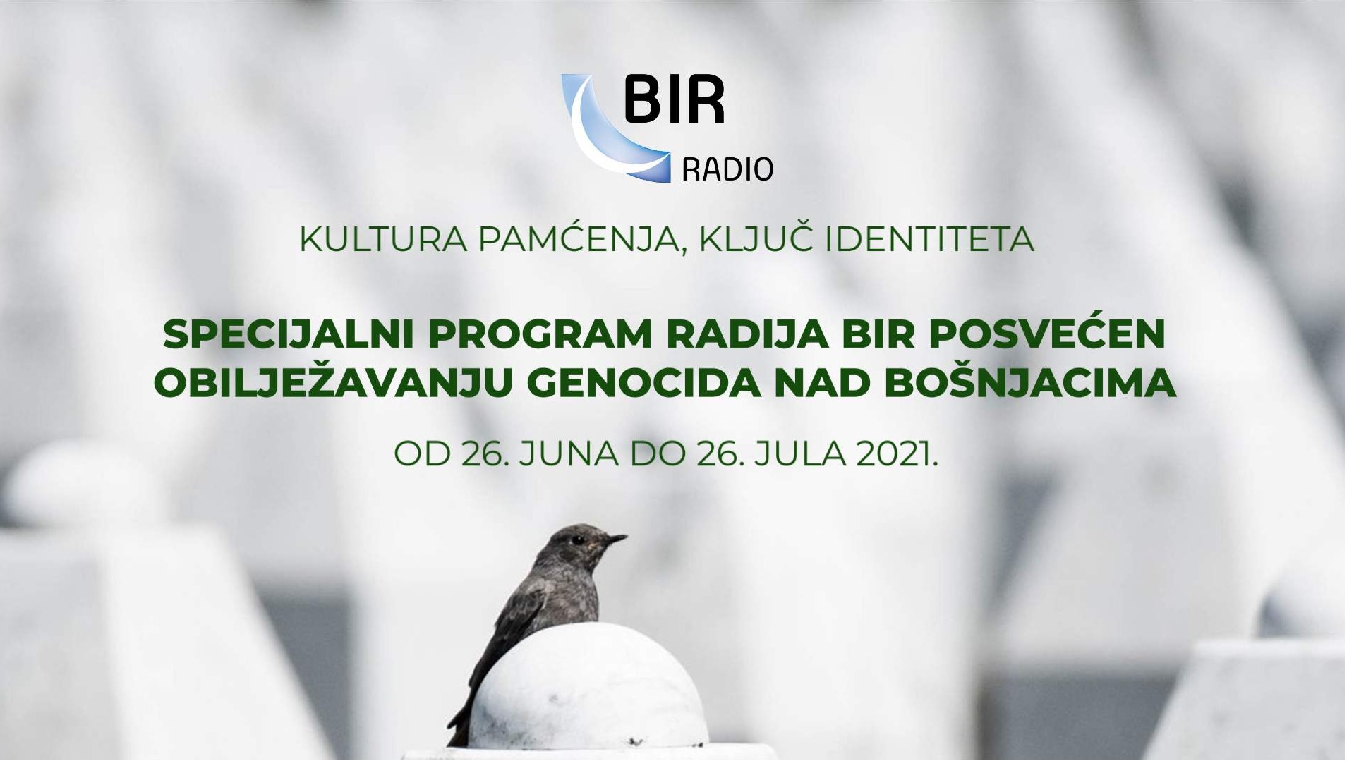 Cjelomjesečni program Radija BIR posvećen obilježavanju genocida nad Bošnjacima