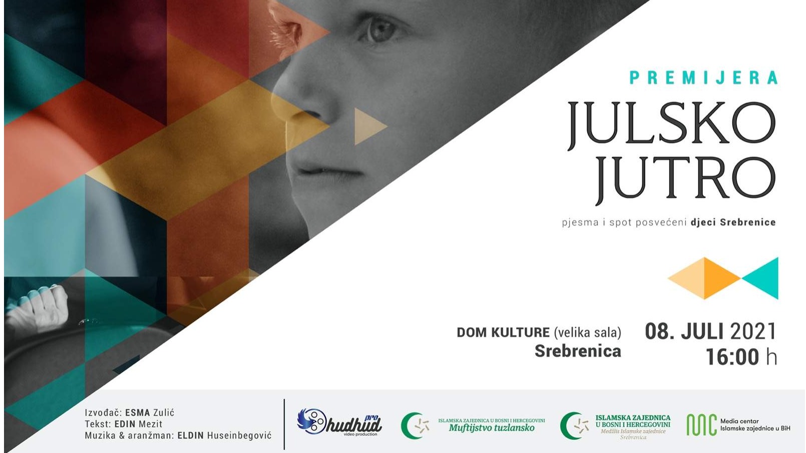 Premijerno u Srebrenici: Promocija spota za pjesmu "Julsko jutro"