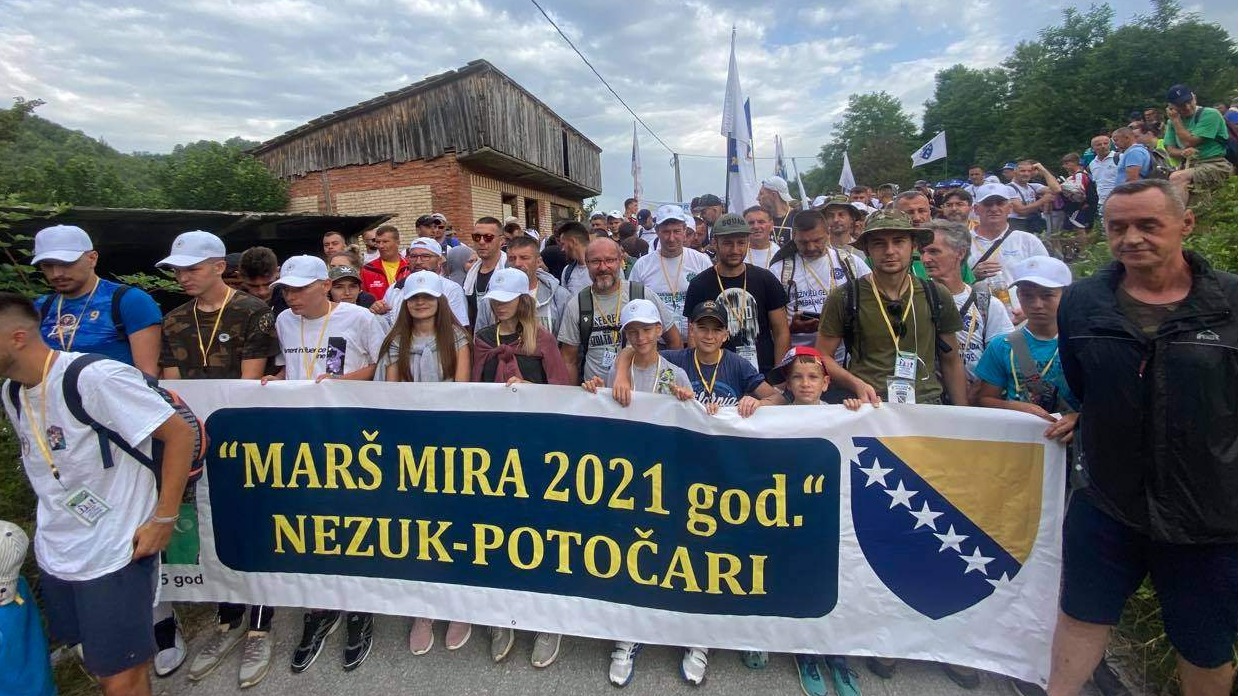 'Marš mira' protiče bez sigurnosnih problema uz moguće vremenske neprilike