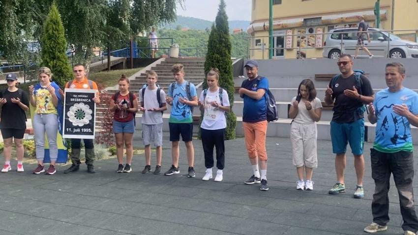 Počeo memorijalni pohod Goražde – Memorijalna šuma 8.372 na Posestri