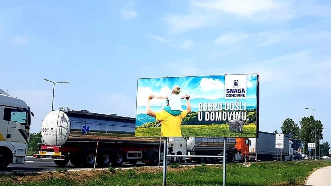 BiH: Bilbord kampanja "Dobro došli u domovinu" na graničnim prijelazima