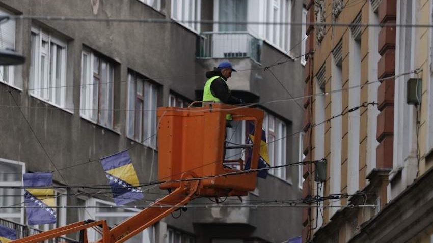 'Park' počeo sa uređenjem ulica Sarajeva povodom Dana državnosti BiH