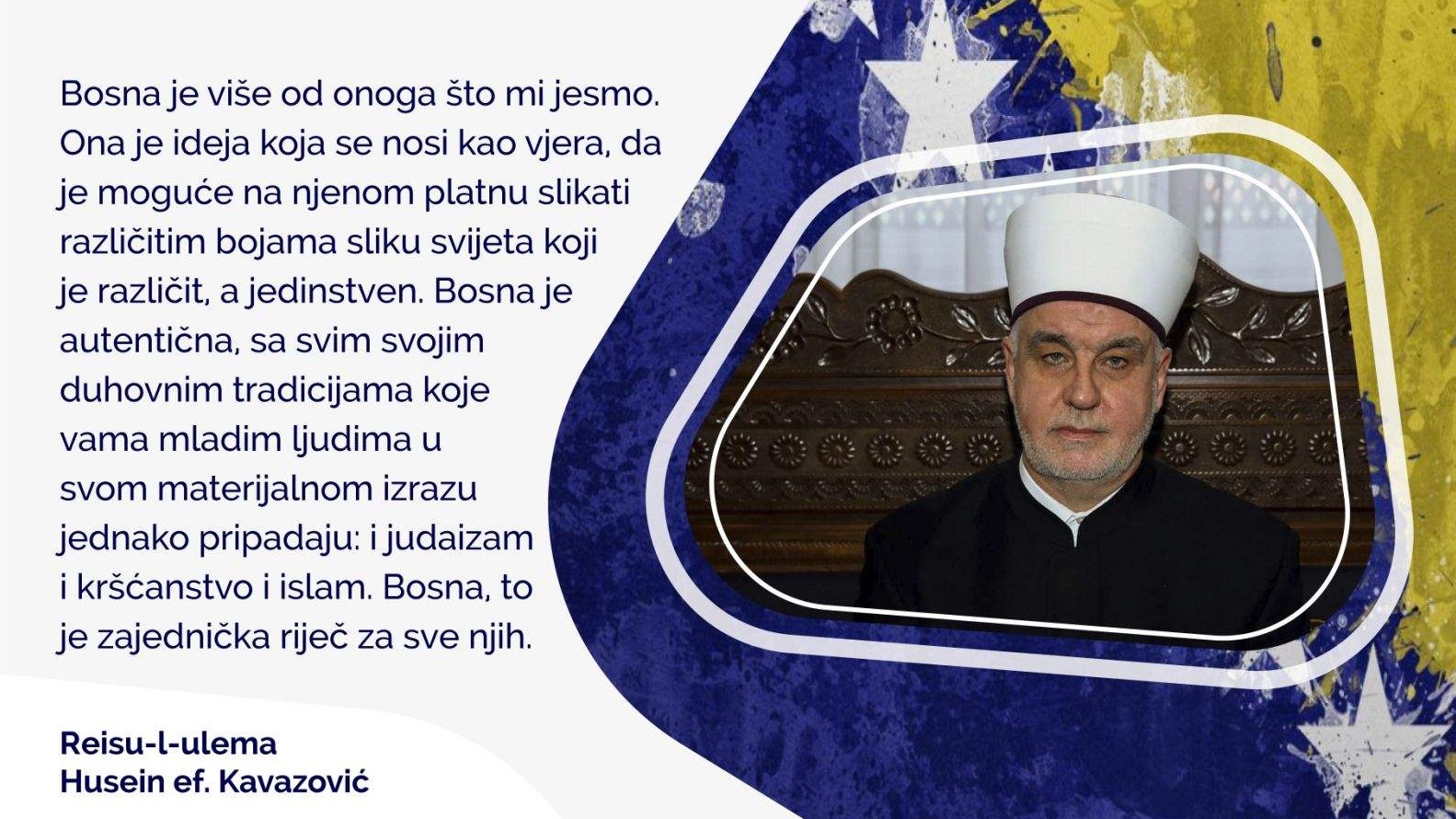 OMS Zenica: Judaizam, kršćanstvo, islam - Bosna je zajednička riječ za sve njih