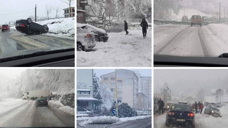 TK - Zbog snijega problemi u snadbijevanju električnom energijom i u saobraćaju