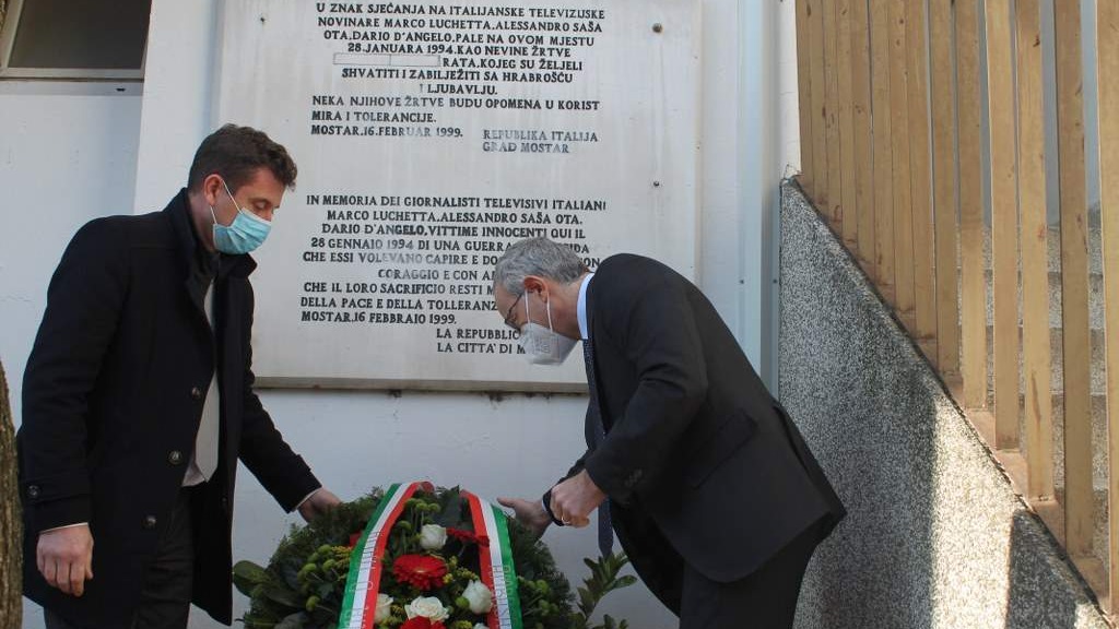 Mostar: Obilježena 28. godišnjica pogibije ilatijanskih novinara
